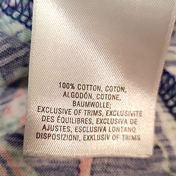 Meadow Rue Womens Top Anthropologie Nuria Blue Paisley Swing Tank Blouse Size M - Picture 8 of 9